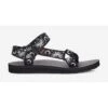 Teva Women's Original Universal Sandals - Sun And Moon Black/White - Regular (B) -BROOKS Sales Shop 1003987 SAMBW 1
