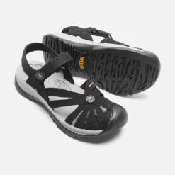Women's Keen Rose Sandal - Black/Neutral Gray - Regular (B) -BROOKS Sales Shop 1008783 top2