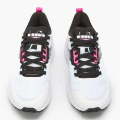 Diadora Women's Vigore 2 Running Shoe - White/Pink Fluo/Black - Regular (B) -BROOKS Sales Shop 101.179072 C6034 50 HR
