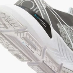 Diadora Women's Mythos BlushieldVolo 3 Glam Running Shoe - Silver DD/White - Regular (B) -BROOKS Sales Shop 101.179086 C1379 25 HR