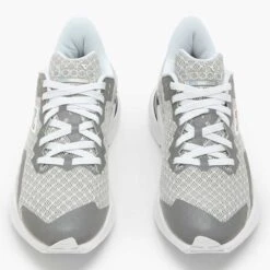 Diadora Women's Mythos BlushieldVolo 3 Glam Running Shoe - Silver DD/White - Regular (B) -BROOKS Sales Shop 101.179086 C1379 50 HR