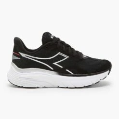 Diadora Women's Nucleo Running Shoe - Black/Silver/White - Regular (B)