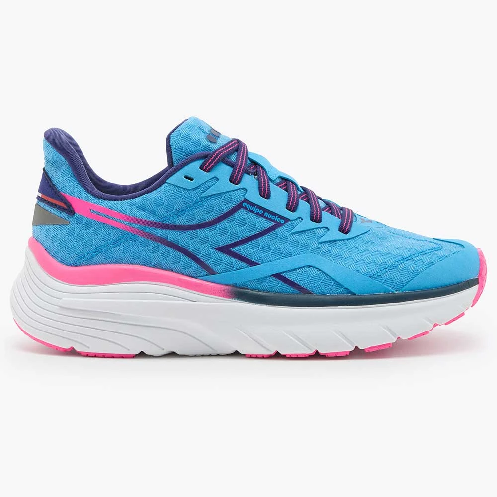 Diadora Women's Nucleo Running Shoe - Bonnie Blue/Pink Fluo - Regular (B) 3 Diadora Women's Nucleo Running Shoe - Bonnie Blue/Pink Fluo - Regular (B)