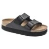 Birkenstock Arizona Platform Vegan - Birko Flor Black- Medium/Narrow -BROOKS Sales Shop 1018520
