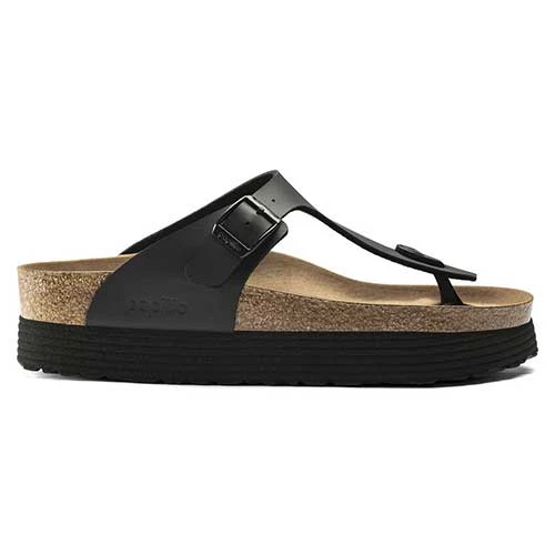 Birkenstock Gizeh Platform Vegan - Birko Flor Black- Regular/Wide 4 Birkenstock Gizeh Platform Vegan - Birko Flor Black- Regular/Wide - Image 2