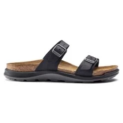 Birkenstock Women's Sierra Oiled Leather Sandal - Black - Regular/Wide 16 Birkenstock Women's Sierra Oiled Leather Sandal - Black - Regular/Wide -BROOKS Sales Shop 1018704 side