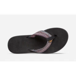 Teva Women's Voya Flip Sandal - Bar Street Multi Black- Regular (B) -BROOKS Sales Shop 1019040 W VoyaFlip BSMBL 6 grande e5a9ce24 c5bc 49a5 a970 9256696f79b2