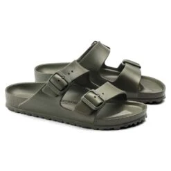 Birkenstock Arizona EVA Sandal - Khaki- Medium/Narrow -BROOKS Sales Shop 1019152 pair