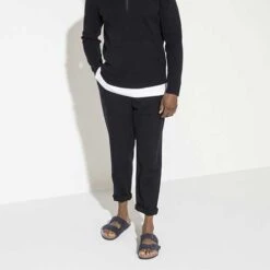 Birkenstock Arizona Suede Soft Footbed -Midnight- Medium/Narrow -BROOKS Sales Shop 1020716 f look m