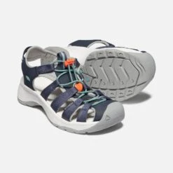 Keen Women's Astoria West Sandal - Navy/Beveled Glass- Regular (B) -BROOKS Sales Shop 1023587 PPS PDP 1