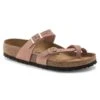 Birkenstock Women's Mayari NuBuck Soft Footbed - Old Rose- Regular/Wide -BROOKS Sales Shop 1023964