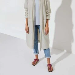 Birkenstock Women's Gizeh Braid Sandal- Festival Fuchsia- Regular/Wide -BROOKS Sales Shop 1023991 f look f