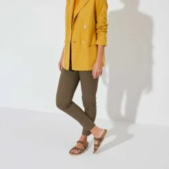 Birkenstock Women's Franca Oiled Leather Sandal - Cognac - Regular/Wide -BROOKS Sales Shop 1024052 f look f