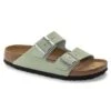Birkenstock Women's Arizona Nubuck - Matcha- Medium/Narrow -BROOKS Sales Shop 1024116