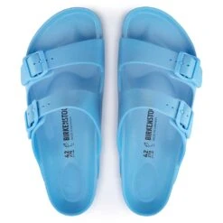 Birkenstock Women's Arizona EVA Sandal- Sky Blue- Medium/Narrow -BROOKS Sales Shop 1024588 1024505 top