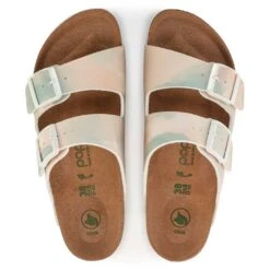 Birkenstock Women's Arizona Platform Sandal- Watercolor Pink- Medium/Narrow -BROOKS Sales Shop 1024597 top