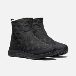 Keen Women's Terradora II Wintry Pull On WP Boot - Black/Black - Regular (B) -BROOKS Sales Shop 1025531 PLA PDP 1