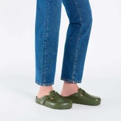 Birkenstock Women's Boston EVA Clog - Khaki - Medium/Narrow (B) 17 Birkenstock Women's Boston EVA Clog - Khaki - Medium/Narrow (B) -BROOKS Sales Shop 1026215 f look m