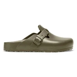 Birkenstock Women's Boston EVA Clog - Khaki - Medium/Narrow (B) 12 Birkenstock Women's Boston EVA Clog - Khaki - Medium/Narrow (B) -BROOKS Sales Shop 1026215 side
