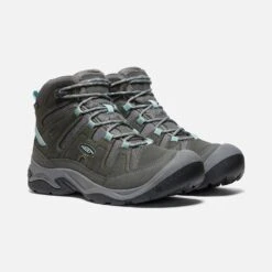 Keen Women's Circadia Mid WP Hiking Boot - Steel Grey/Cloud Blue - Regular (B) -BROOKS Sales Shop 1026763 PLA PDP 1