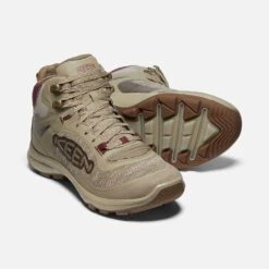 Keen Women's Terradora Flex Mid WP Hiking Boot - Plaza Taupe/Windsor Wine - Regular (B) 10 Keen Women's Terradora Flex Mid WP Hiking Boot - Plaza Taupe/Windsor Wine - Regular (B) -BROOKS Sales Shop 1026878 PPS PDP