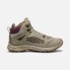 Keen Women's Terradora Flex Mid WP Hiking Boot - Plaza Taupe/Windsor Wine - Regular (B) -BROOKS Sales Shop 1026878 P PDP