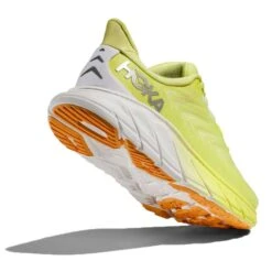 Hoka Women's Arahi 6 Running Shoe - Citrus Glow/White - Regular (B) -BROOKS Sales Shop 1123195 CGWHT 4