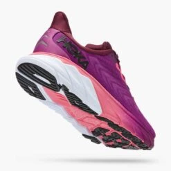 Hoka Women's Arahi 6 Running Shoe - Grape Wine/Beautyberry- Regular (B) -BROOKS Sales Shop 1123195 GWBY 3