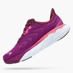 Hoka Women's Arahi 6 Running Shoe - Grape Wine/Beautyberry- Regular (B) -BROOKS Sales Shop 1123195 GWBY 4