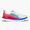 Hoka Women's Mach 5 - White/Flame - Regular (B) -BROOKS Sales Shop 1127894 WFM 1