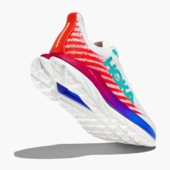 Hoka Women's Mach 5 - White/Flame - Regular (B) 9 Hoka Women's Mach 5 - White/Flame - Regular (B) -BROOKS Sales Shop 1127894 WFM 4