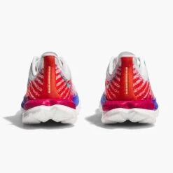 Hoka Women's Mach 5 - White/Flame - Regular (B) 10 Hoka Women's Mach 5 - White/Flame - Regular (B) -BROOKS Sales Shop 1127894 WFM 5