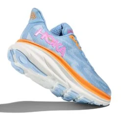 Hoka Women's Clifton 9 Running Shoe - Airy Blue/Ice Water - Wide (D) -BROOKS Sales Shop 1127896 ABIW 4