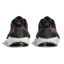 Hoka Women's Clifton 9 Running Shoe - Black/Copper - Wide (D) -BROOKS Sales Shop 1127896 BCPPR 5