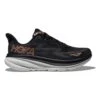 Hoka Women's Clifton 9 Running Shoe - Black/Rose Gold - Wide (D) -BROOKS Sales Shop 1127896 BRGL 1