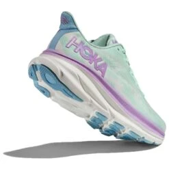 Hoka Women's Clifton 9 Running Shoe - Sunlit Ocean/Lilac Mist - Regular (B) -BROOKS Sales Shop 1127896 SOLM 4