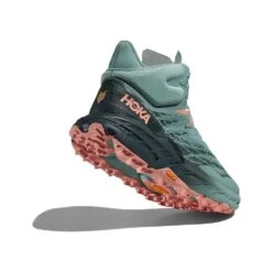Hoka Women's Speedgoat 5 Mid GTX Trail Running Shoe - Agave/Spruce - Regular (B) -BROOKS Sales Shop 1127919 ASPR 4