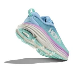 Hoka Women's Bondi 8 Running Shoe - Airy Blue/Sunlit Ocean - Wide (D) -BROOKS Sales Shop 1127952 ABSO 4 e1234720 820e 4f2c b8d4 92ef29e48f92