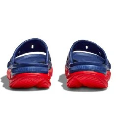 Hoka Unisex Ora Recovery Slide 3 - Bellwether Blue/Red Alert - Regular (D) -BROOKS Sales Shop 1135061 BBRA 5
