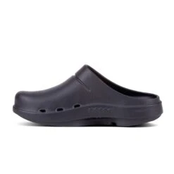 OOfos Unisex OOcloog Shoe - Black - Regular (D) -BROOKS Sales Shop 1200BLK 3 1