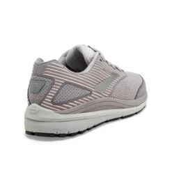 BROOKS Women's Addiction Walker Suede Walking Shoe - Alloy/Oyster/Peach- Regular (B) -BROOKS Sales Shop 120308 007 H Addiction Walker Suede