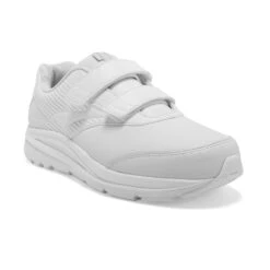 BROOKS Women's Addiction Walker VStrap 2 Walking Shoe - White/White- Regular (B) -BROOKS Sales Shop 120309 142 A Addiction Walker V Strap 2