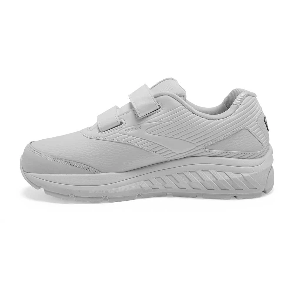 BROOKS Women's Addiction Walker V-Strap 2 Walking Shoe - White/White- Extra Wide (EE) 6 BROOKS Women's Addiction Walker V-Strap 2 Walking Shoe - White/White- Extra Wide (EE) - Image 4