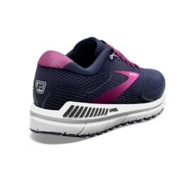 BROOKS Women's Ariel 20 Running Shoe- Peacoat/Vivid Viola/White - Wide (D) -BROOKS Sales Shop 120315 491 H Ariel 20 1