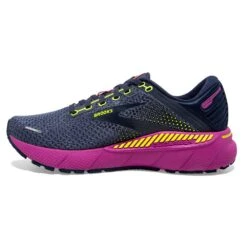 BROOKS Women's Adrenaline GTS 22 Running Shoe- Nightshadow/Viola/Nightlife- Regular (B) -BROOKS Sales Shop 120353 490 M Adrenaline GTS 22