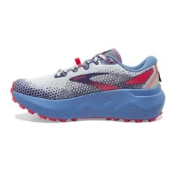 BROOKS Women's Caldera 6 Trail Running Shoe- Oyster/Blissful Blue/Pink - Regular (B) -BROOKS Sales Shop 120366 093 M Caldera 6