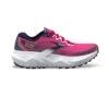 BROOKS Women's Caldera 6 Trail Shoe- Pink Glo/Peacoat/Marshmallow- Regular (B)