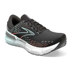 BROOKS Women's Glycerin GTS 20 Running Shoe - Black/Red/Opal - Regular (B) -BROOKS Sales Shop 120370 045 A Glycerin GTS 20 1
