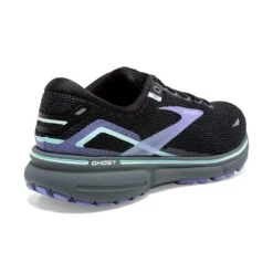 BROOKS Women's Ghost 15 Running Shoe- Black/Jacaranda/Salt- Regular (B) -BROOKS Sales Shop 120380 011 H Ghost 15