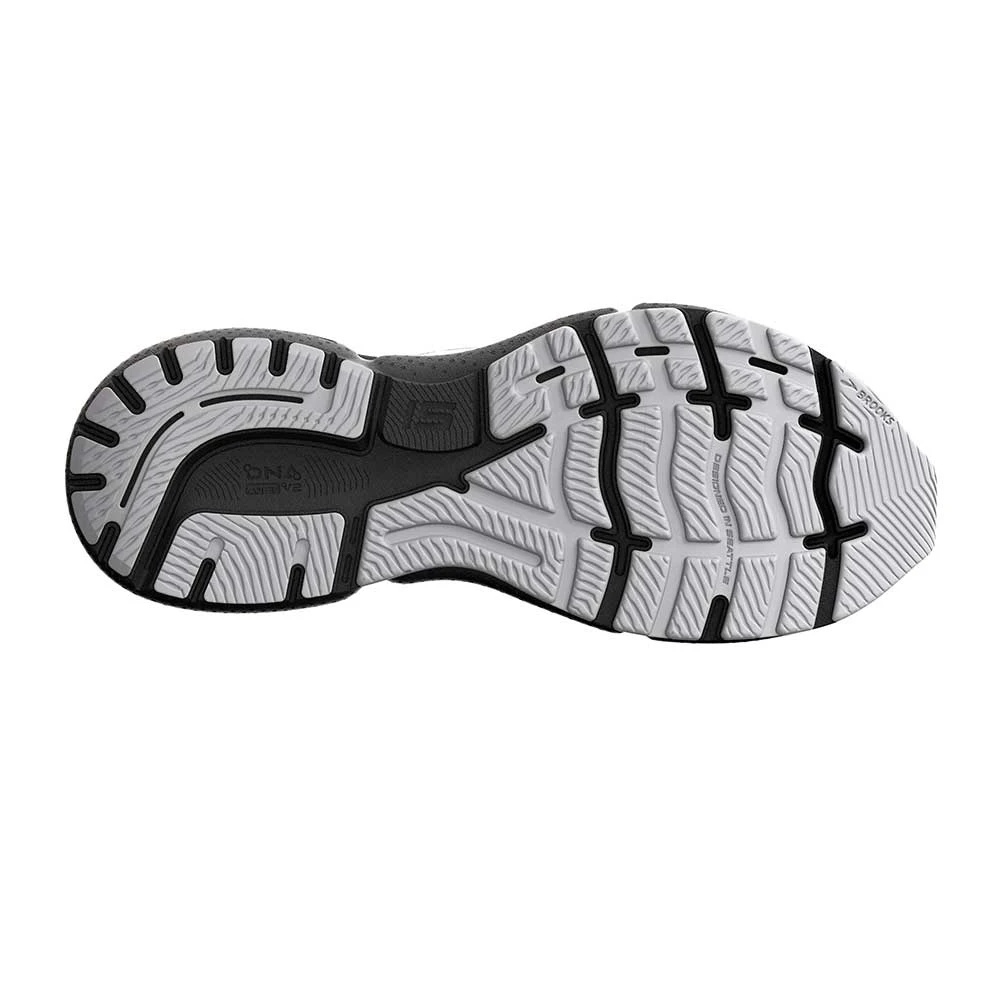 BROOKS Women's Ghost 15 Running Shoe - White/Ebony/Oyster - Regular (B) 4 BROOKS Women's Ghost 15 Running Shoe - White/Ebony/Oyster - Regular (B) - Image 2